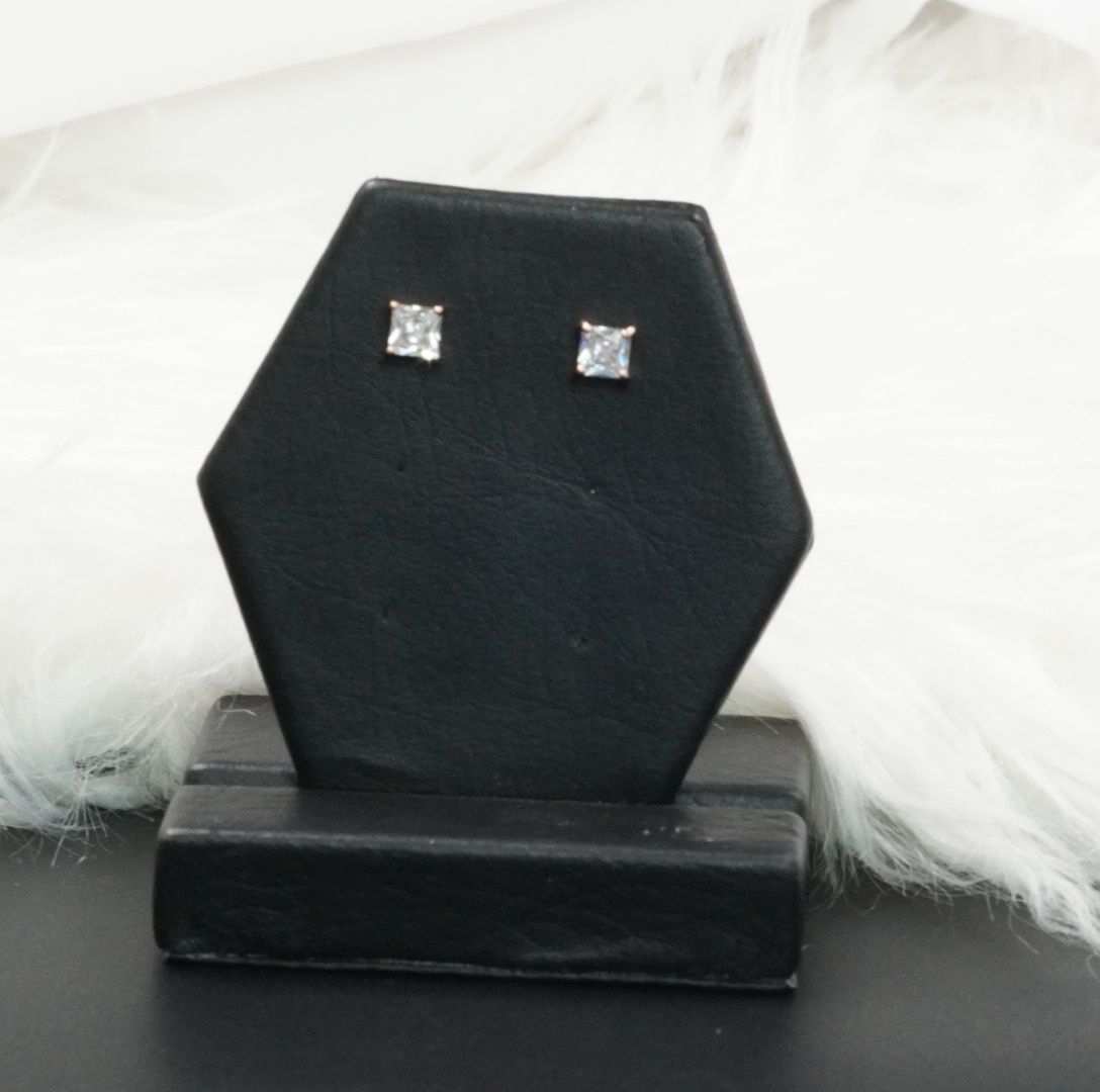 Miniatura 3 de TOPO CUADRADO BLANCO TIPO DIAMANT ROSA#5